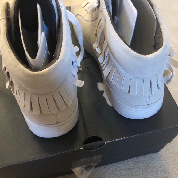 BNIB UGG men’s suede Cali Fringe Brekan sneakers SZ 9! - Picture 3 of 7